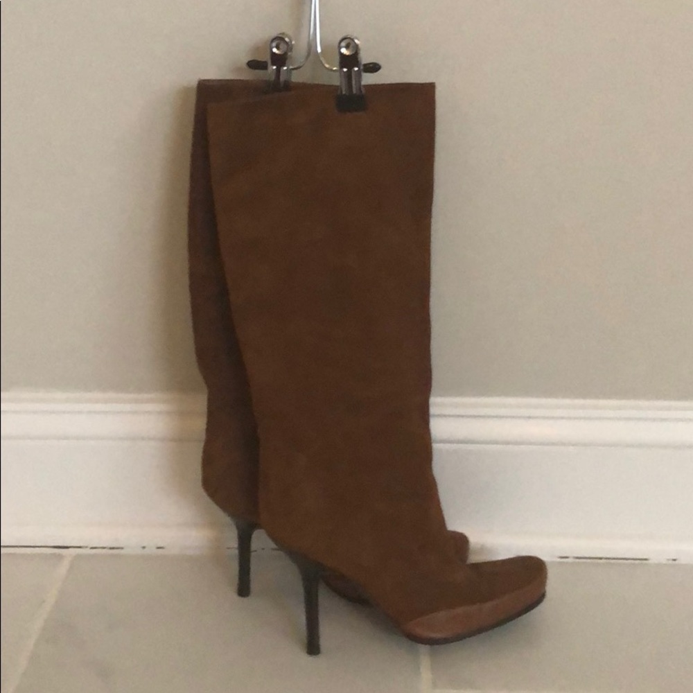 Sergio Rossi Brown Heeled Boots